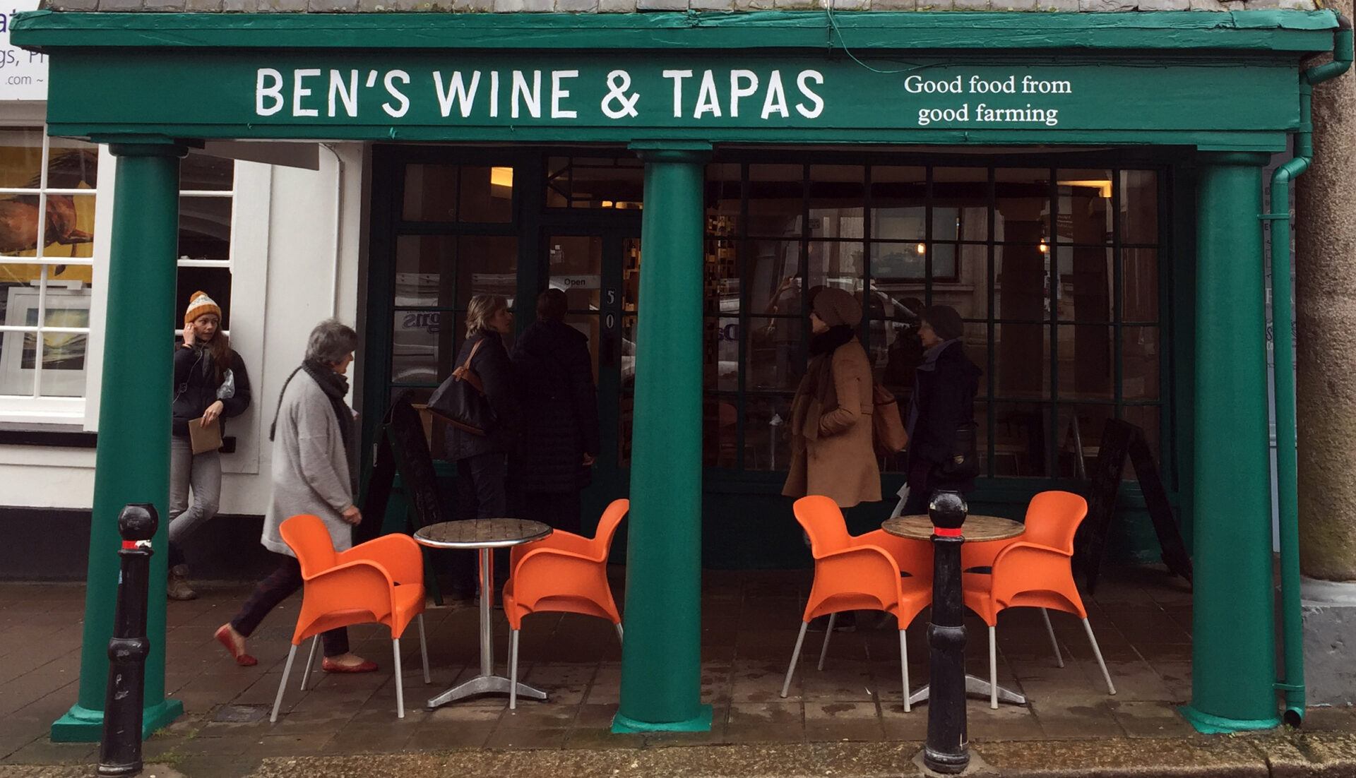 Ben's Wine & Tapas Totnes Devon