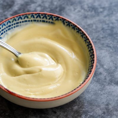 Confit garlic aioli aka mellow yellow