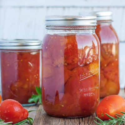 Bottled tomatoes
